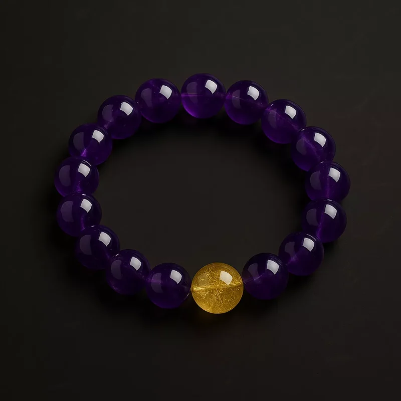 ElTAO Purple-Gold Harmony Bracelet