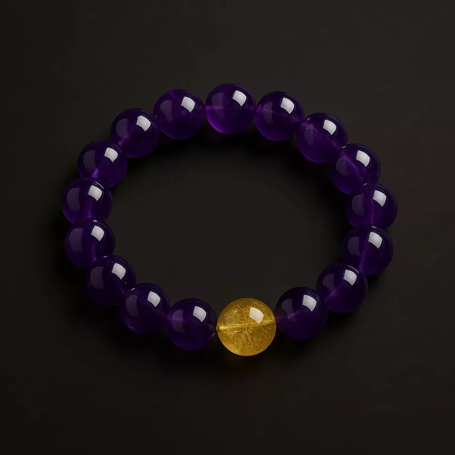 ElTAO Purple-Gold Harmony Bracelet
