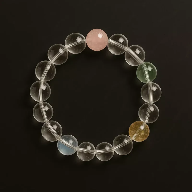 ElTAO Colorful Crystal Joy Bracelet – A vibrant gemstone bracelet for energy balance and positivity.